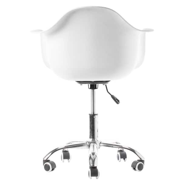 PU foam industrial swivel chair – meychair: with floor glides and