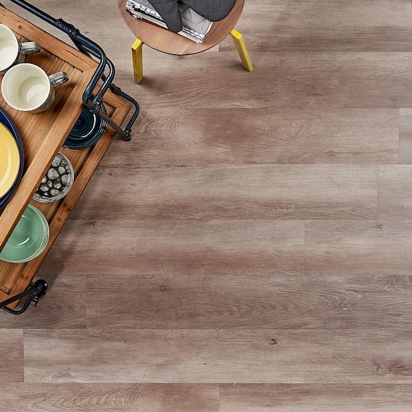 Revive Bur Oak 12MIL x 6.3 in. W x 48 in. L Glue Down Waterproof Luxury Vinyl Plank Flooring (36 sq. ft./case)
