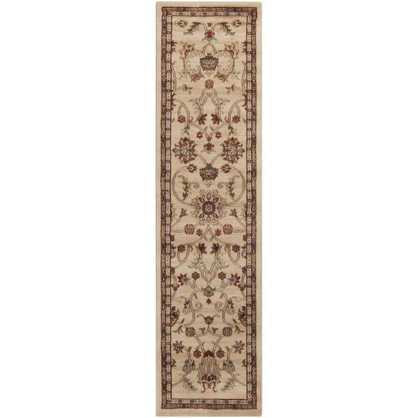 Livabliss Sabin Beige 3 ft. x 7 ft. Indoor Runner Rug