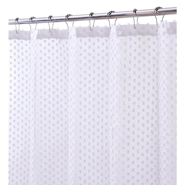 White Shower Curtain Valscwh, White Waffle Shower Curtain Canada