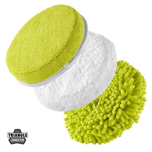 RYOBI 6 in. 3-Piece Microfiber Cleaning Kit for RYOBI P4500 and P4510 Scrubber Tools