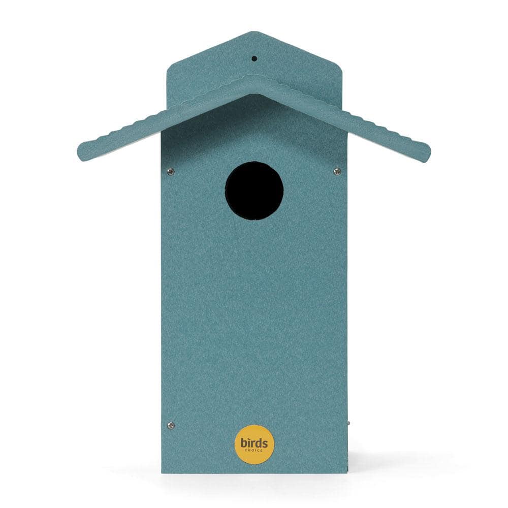 Lake Blue Recycled Poly-Lumber Hanging Bluebird House