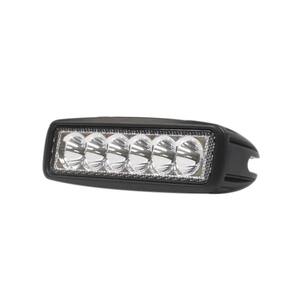 12-Volt to 24-Volt DC 6 LEDs Flood Beam Rectangular Worklamp