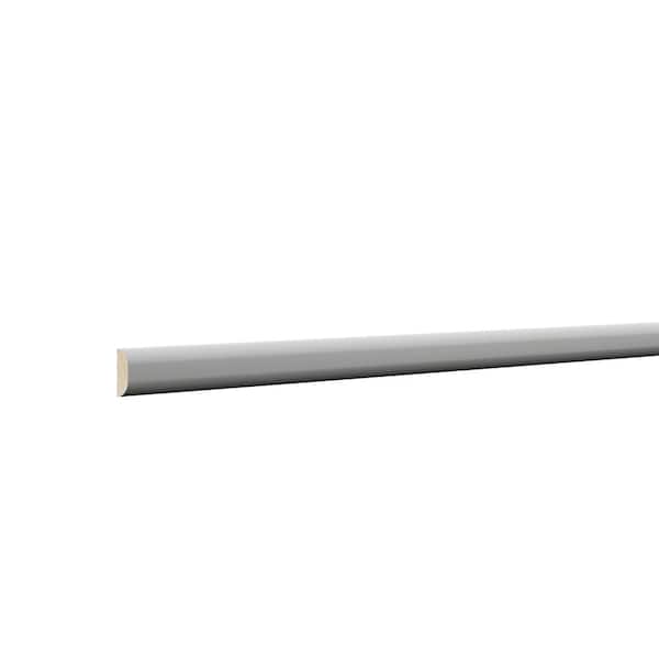 Hampton Bay Designer Series 1x96x0.25 in. Battan Molding in Heron Gray
