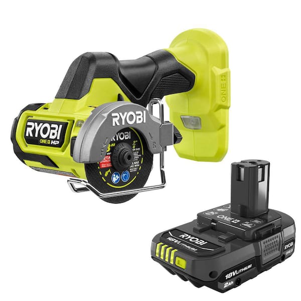 ONE+ HP 18V Brushless Cordless Compact Cut-Off Tool with 2.0 Ah Lithium-Ion Battery