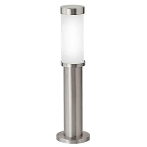Konya 3.5 in. W x 13.78 in. H Stainless Steel Outdoor Path Light with Opal Frosted Glass
