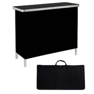 39 in. L x 15 in. W x 35 in. H Portable Outdoor Patio Wet Bar/Table, Skirt and Carrying Case Included
