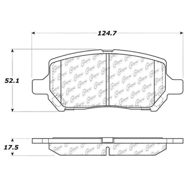Centric Parts Disc Brake Pad Set