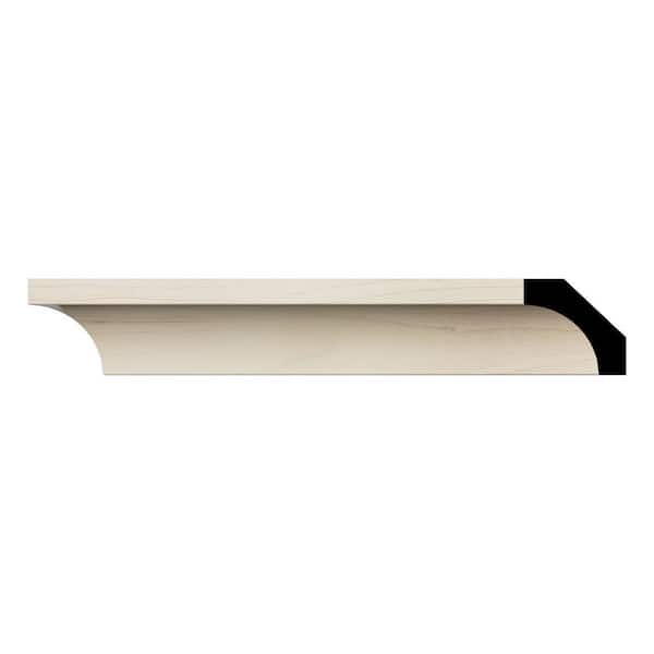 Ekena Millwork WM86 0.56 in. D x 1.63 in. W x 96 in. L Wood Maple Crown Moulding