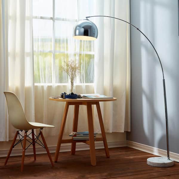 Teamson Home Arquer Arc Floor Lamp With, Arquer 66.93 Arched Floor Lamp