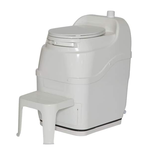 Sun-Mar Spacesaver Electric Waterless Self Contained Composting Toilet in White