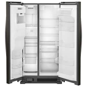 24.5 cu. ft. Side by Side Refrigerator in Fingerprint Resistant Black Stainless