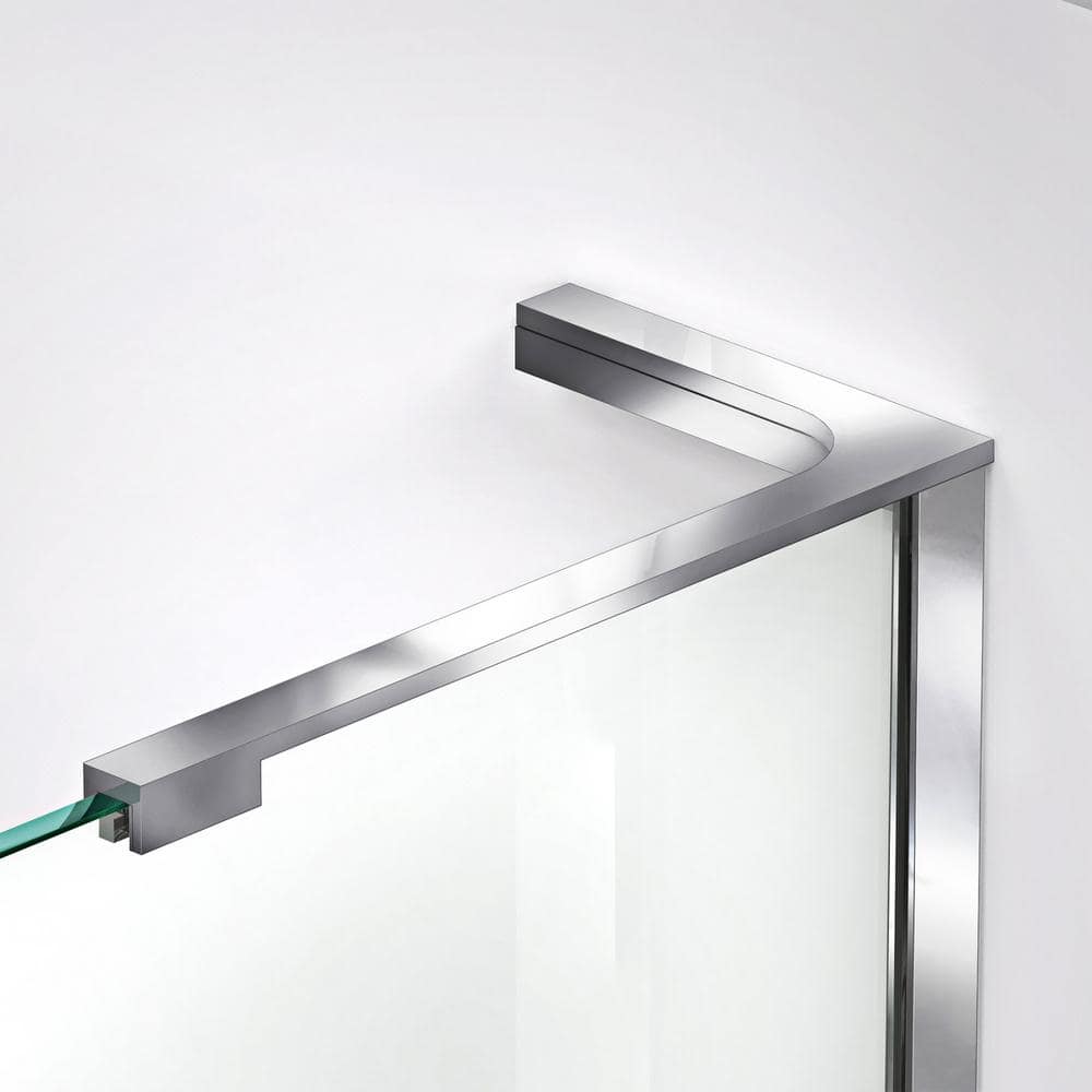 Prism Plus 42" Frameless Neo-Angle Shower Enclosure with Clear Glass