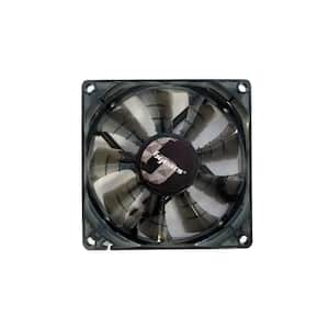 Bgears B-PWM 80 Mm 2 Ball Bearing PWM 12-Volt DC Fan, Black B-PWM80mm ...