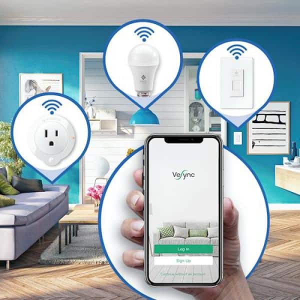 Etekcity ESL100 Smart Light Bulb That Works with Alexa, Google Home and  IFTTT, 1 Count (Pack of 1), Soft White 2700K 806LM, 9W (60W Equivalent), No