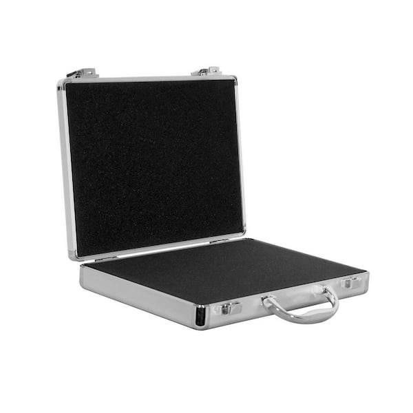 Cases by Source 15 in. Smooth Aluminum Tool Case with Foam in Silver