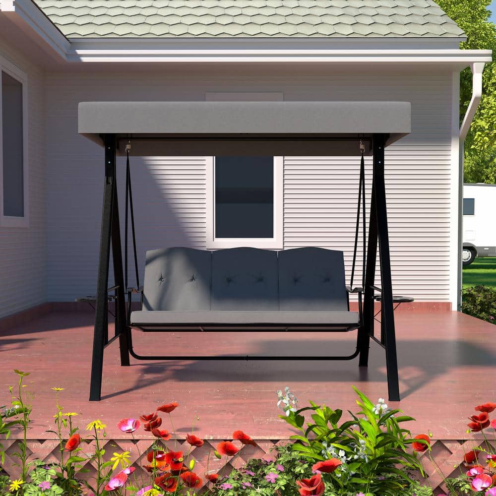 WAKE × Setinn Tour Porch 3P Set Mainstays Belden Park 3 Person Convertible Daybed Outdoor