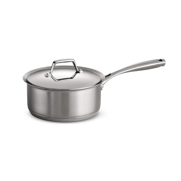 3 Qt Tri-Ply Clad Stainless Steel Covered Sauce Pan - Tramontina US