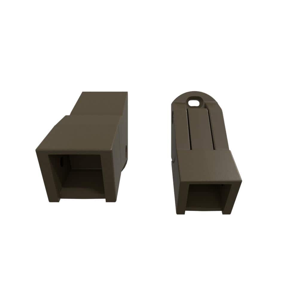 FORTRESS Fe26 1in Bronze Steel Simplified Stair Bracket (4Pack) 53504066 The Home Depot