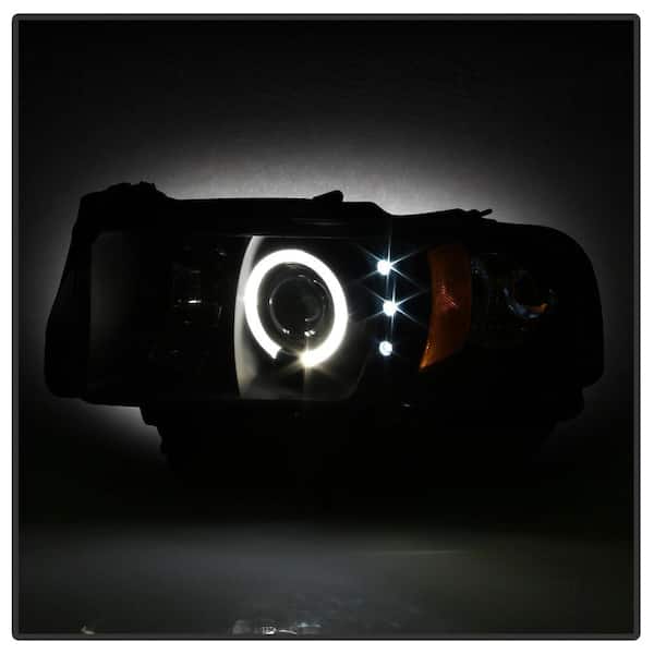 Dodge Ram 1500 Spyder Black Halo Projector Headlights Dodge Ram 1500 Spyder Black Halo Projector Headlights