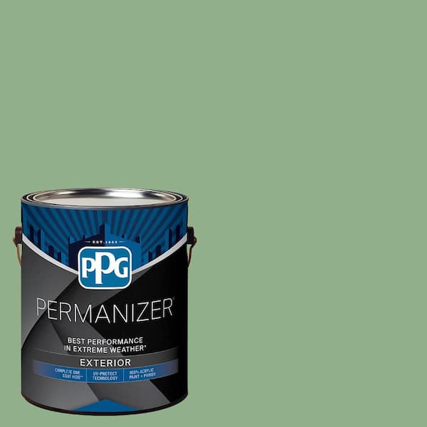 1 gal. PPG1130-5 Pear Cactus Satin Exterior Paint
