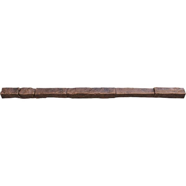 Ekena Millwork 2 in. x 2 in. x 48 in. Willow Peak Universal Composite Trim Sill for StoneWall Faux Stone Siding Panels