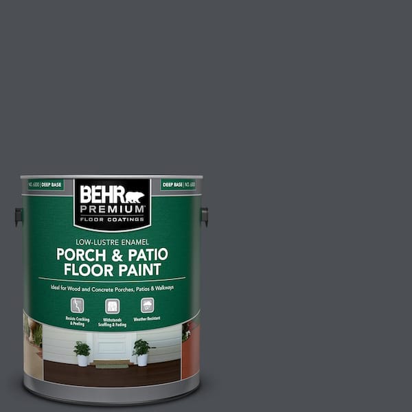 BEHR PREMIUM 1 gal. #750F-6 Sled Low-Lustre Enamel Interior/Exterior Porch and Patio Floor Paint