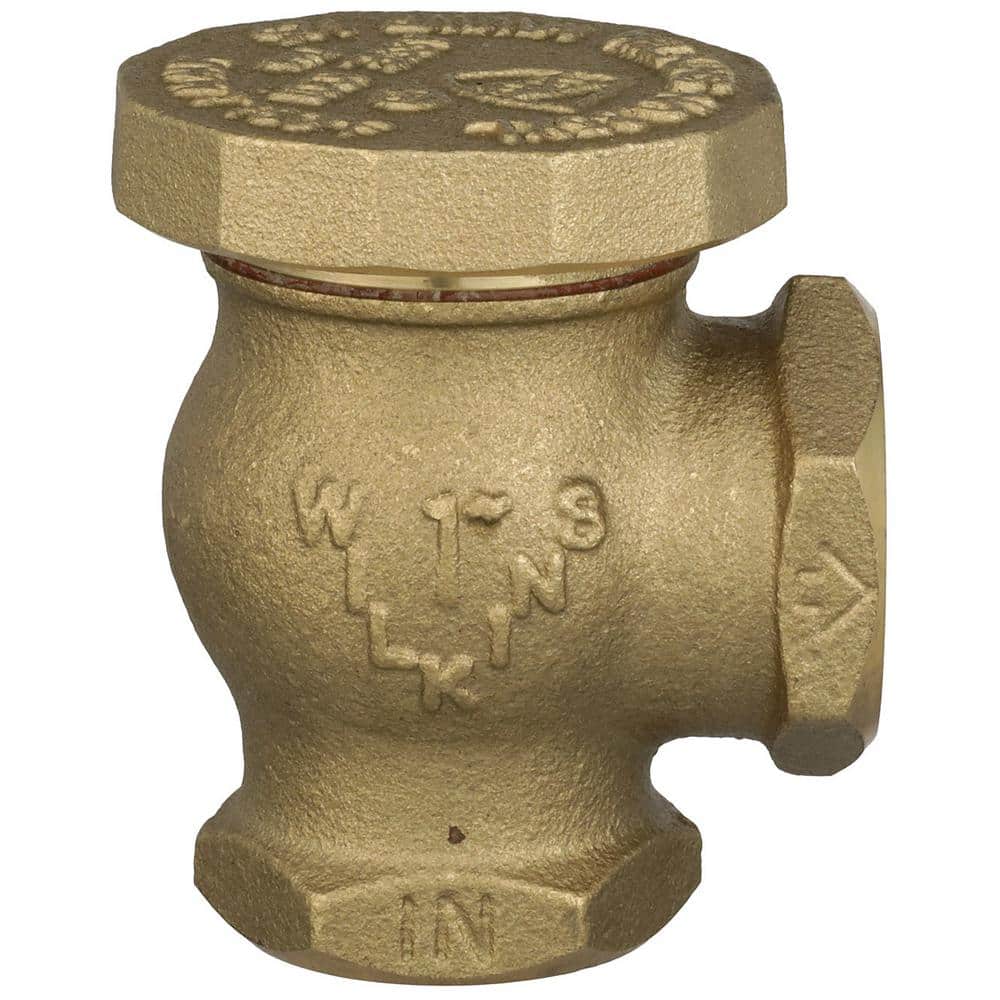1-Inch Brass Atmospheric Vacuum Breaker for High Hazard Protection