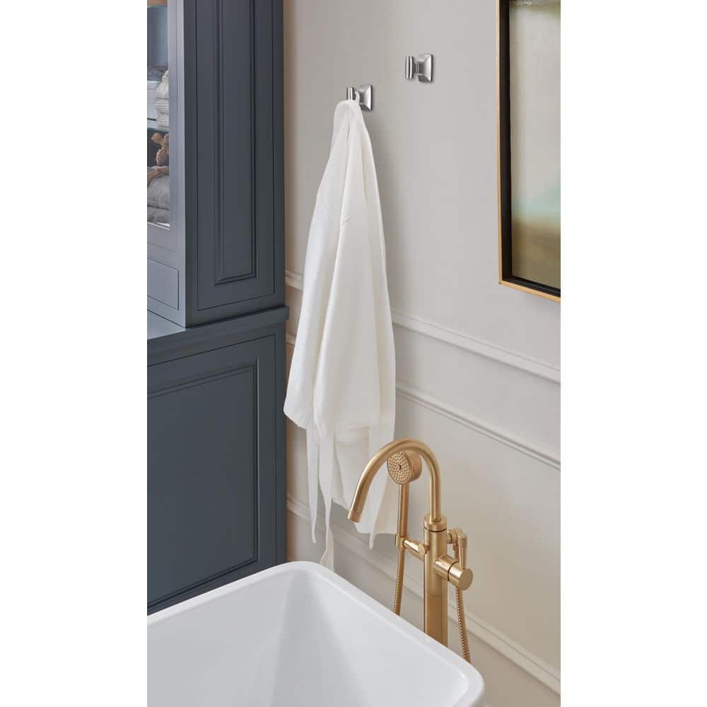 Highland Ridge Chrome Single Prong Wall Hook