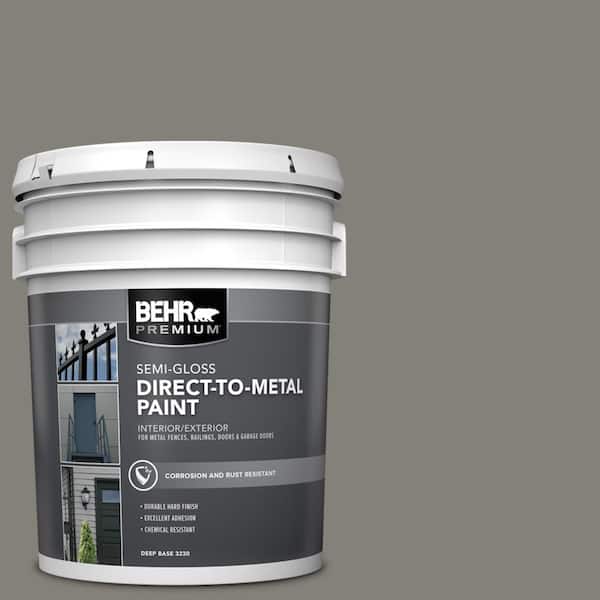 5 gal. #N360-5A Wood Ash Semi-Gloss Direct to Metal Interior/Exterior Paint