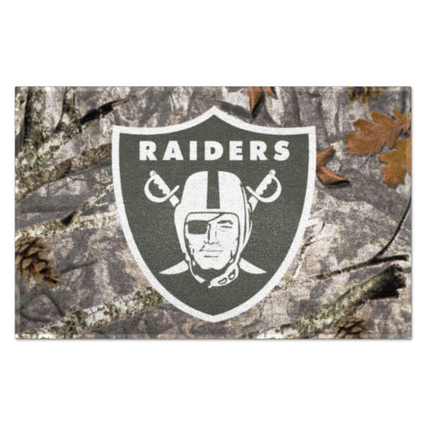 FANMATS Las Vegas Raiders Camo 2 ft. x 3 ft. Starter Area Rug