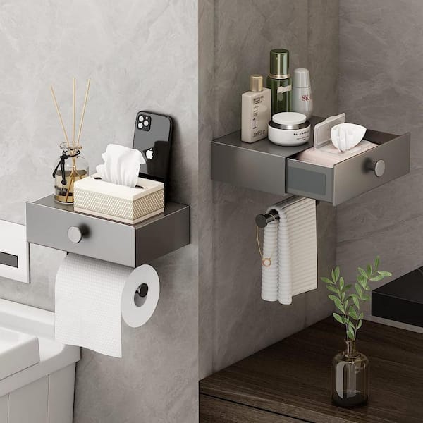 2 in 1 Tabletop Paper Towel Holder with Spray Bottle Latitude Run