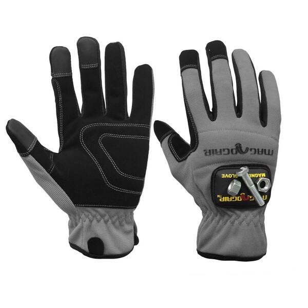 MagnoGrip Medium High Dexterity Gloves with 1-Removable Magnet (2