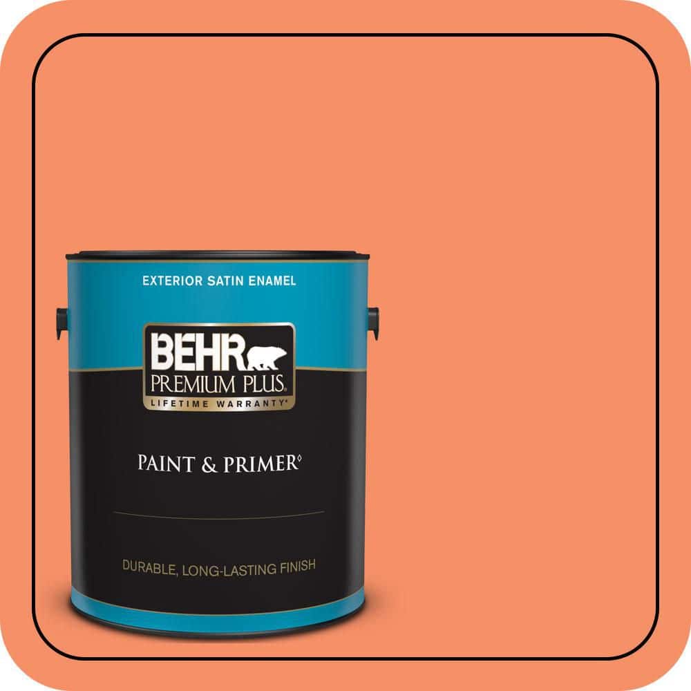 1 gal. #210B-5 Tangerine Dream Satin Enamel Exterior Paint & Primer price history on PriceWatchPro