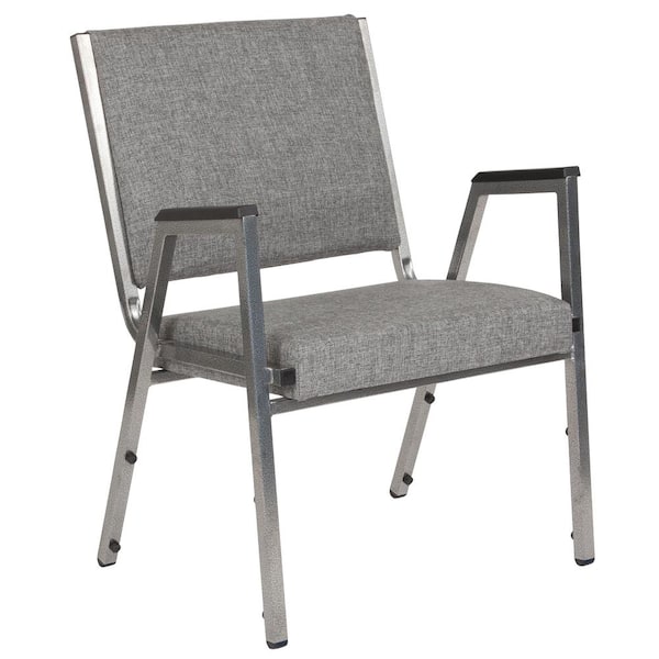 Flash Furniture Gray Fabric Stack Chair
