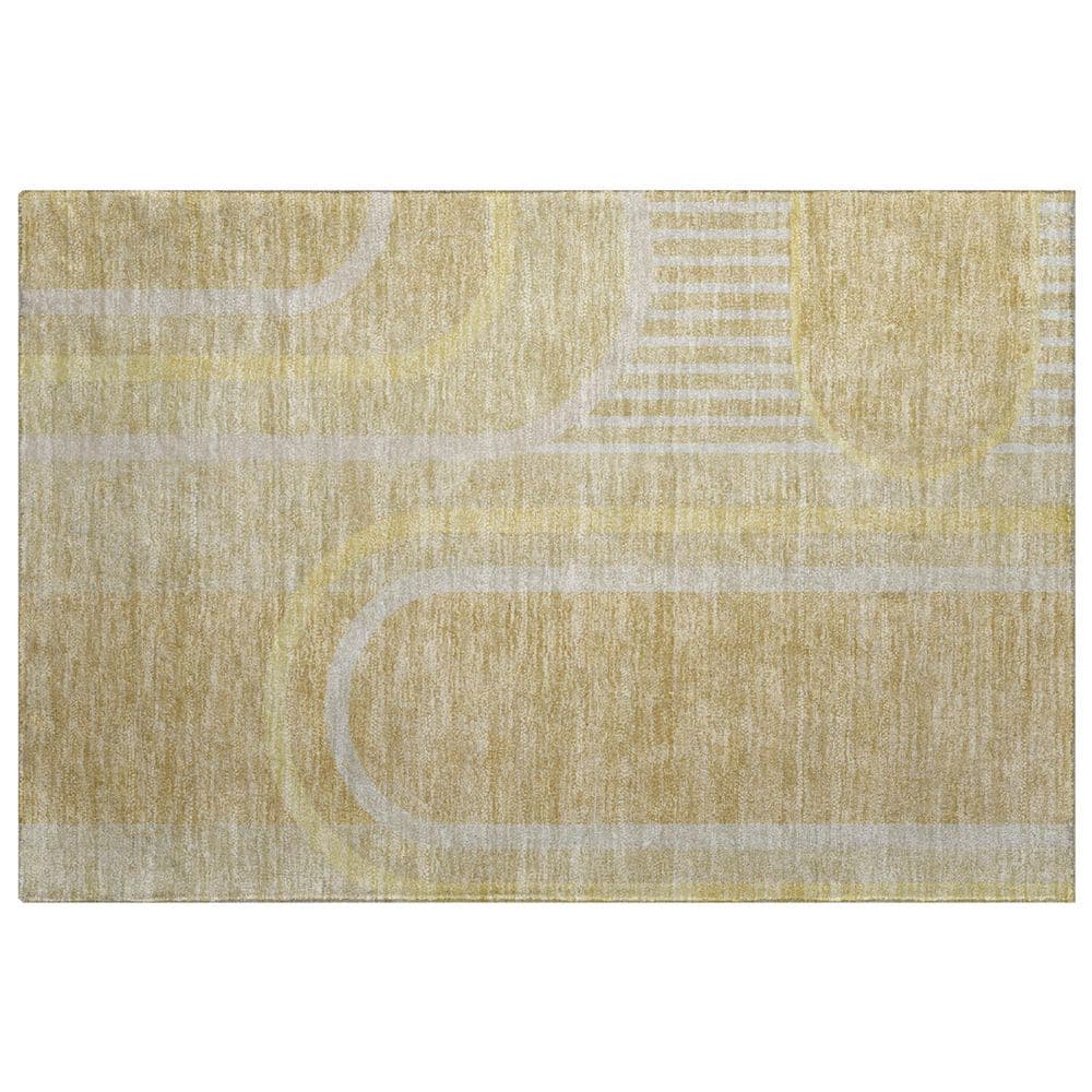 Dream Shag Premium Machine Washable Abstract ADS532 Beige 3 ft. x 4 ft. Area Rug price history on PriceWatchPro