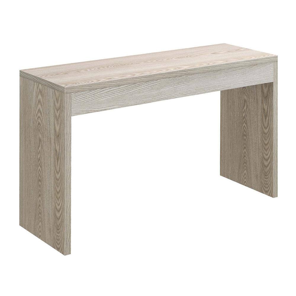 Ice White 48" Modern Wood Console Table Desk