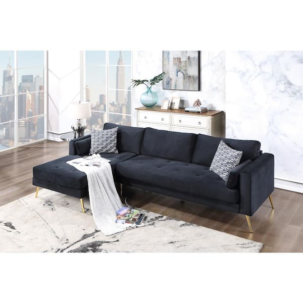 (MUST GO TODAY) Navy Blue Sectional Couch From Rooms To Go