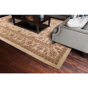 Jewel Collection Antep Ivory Rectangle Indoor 9 ft. 3 in. x 12 ft. 6 in. Area Rug