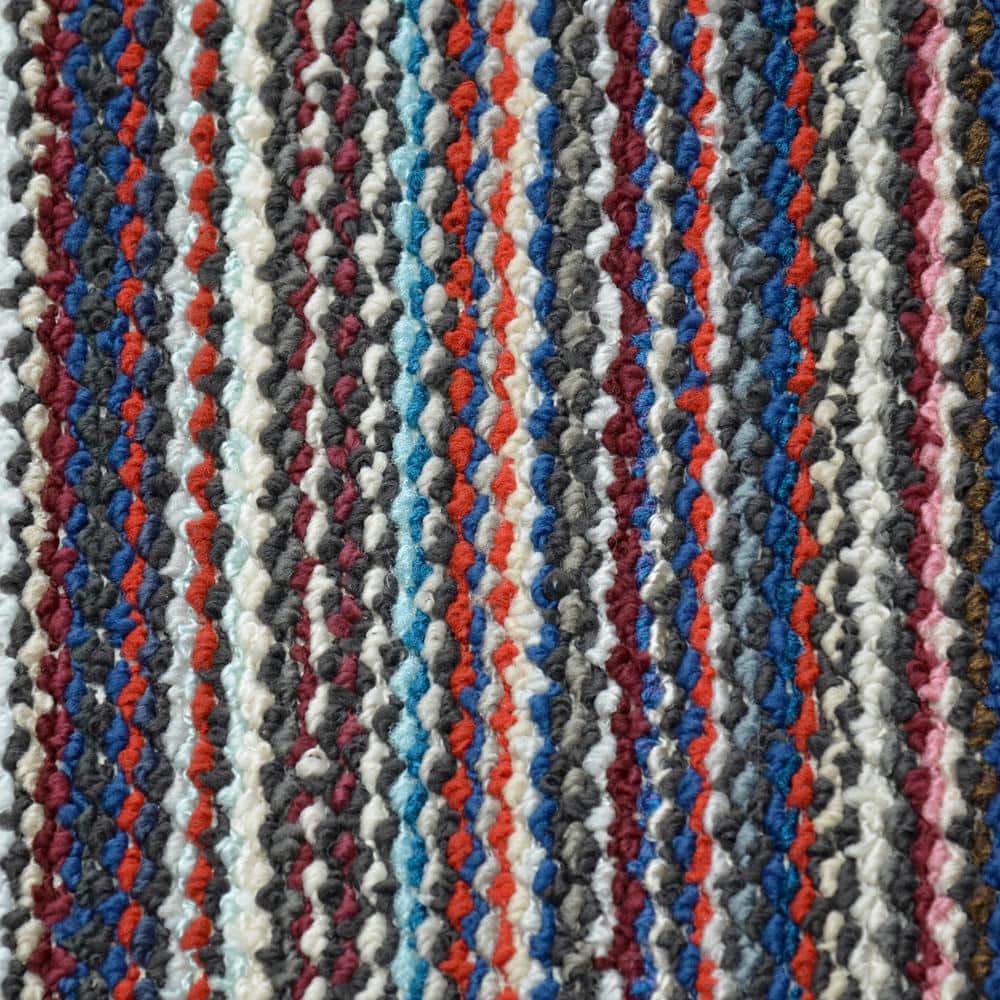 Carnival Stripe Tufted Synthetic 5' x 7' Area Rug