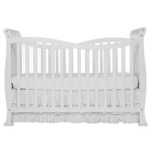 Violet White 7 in. 1-Convertible LifeStyle Crib