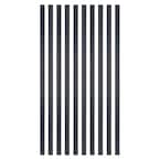 26 in. x 3/4 in. Black Sand Steel Square Deck Railing Baluster (10-Pack)