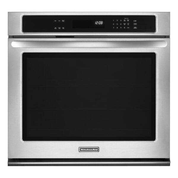 KitchenAid Architect Series II 30 in. Single Electric Wall Oven in Stainless Steel