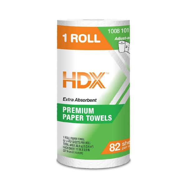 Premium Adjust-A-Size, White Paper Towel Roll (1 Roll)
