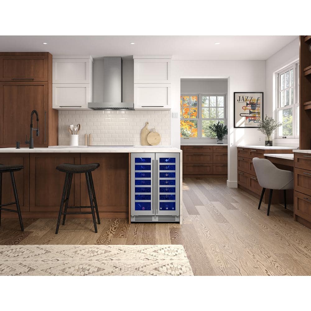 Zephyr Presrv 24" Stainless Steel Dual Zone Wine Cooler