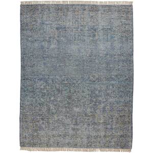 Ramey Aegean Blue/Gray 4 ft. x 6 ft. Oriental Wool Area Rug