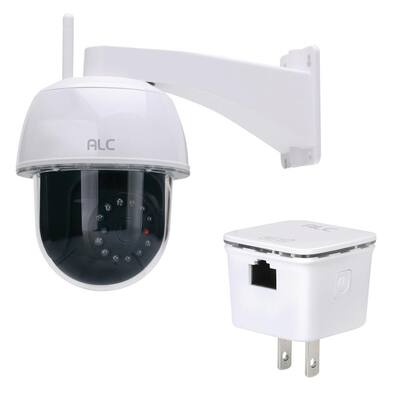 SightHD Wireless 1080p Full HD Outdoor Pan and Tilt Wi-Fi Surveillance Camera Kit with a Wi-Fi Repeater