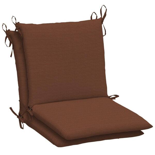 Arden Roma Texture Red Mid Back Outdoor Chair Cushion (2-Pack)-DISCONTINUED