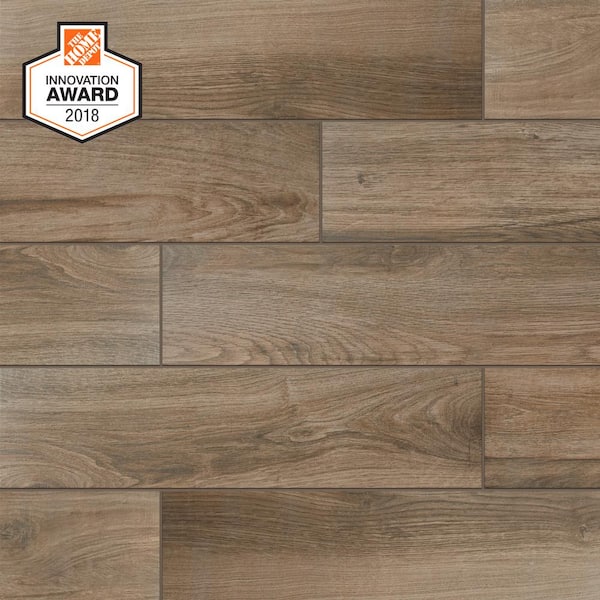 Lifeproof Sierra Wood 6 in. x 24 in. Porcelain Floor and Wall Tile (0.97 sq. ft. /piece)