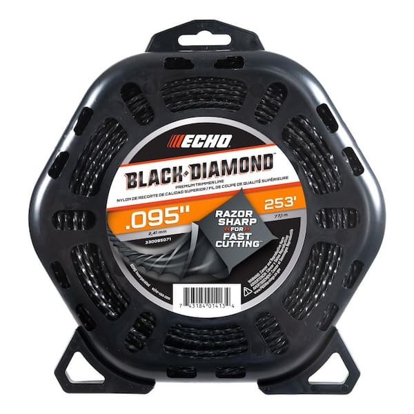 .095" Black Diamond Trimmer Line (253 ft.) Large Clam
